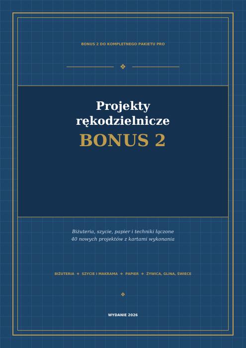 Okładka: Projekty rękodzielnicze